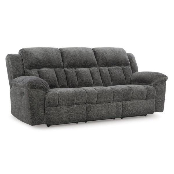 Signature Design by Ashley Frohn Reclining Fabric Sofa 3740688C IMAGE 1