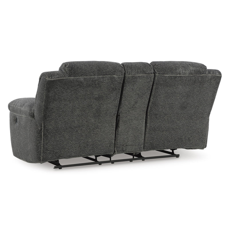 Signature Design by Ashley Frohn Reclining Fabric Loveseat with Console 3740694C IMAGE 5