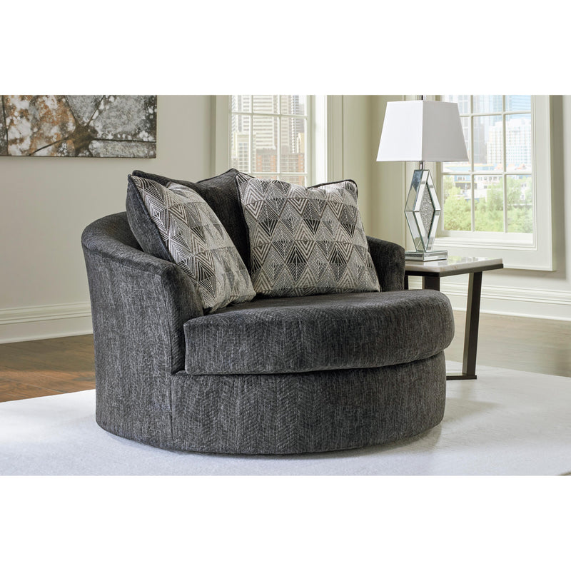 Signature Design by Ashley Biddeford Swivel Fabric Chair 3550408/3550421 IMAGE 2